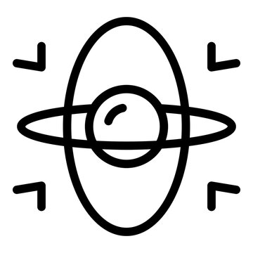 recommend clip art: Sphere gyroscope icon. Outline sphere gyroscope vector icon for web design isolated on white background