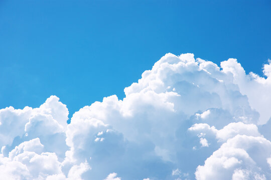 青空と雲　入道雲