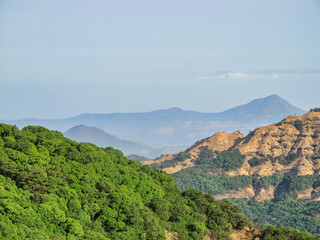 Mahabaleshwar mountains, hill station in Satara,  Maharashtra, India