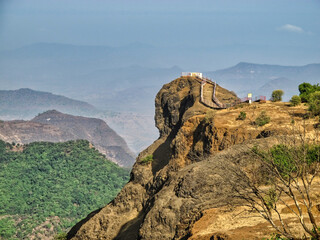 Fototapeta na wymiar Mahabaleshwar mountains, hill station in Satara, Maharashtra, India