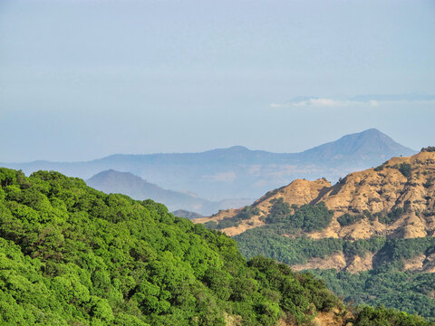 Mahabaleshwar mountains, hill station in Satara,  Maharashtra, India