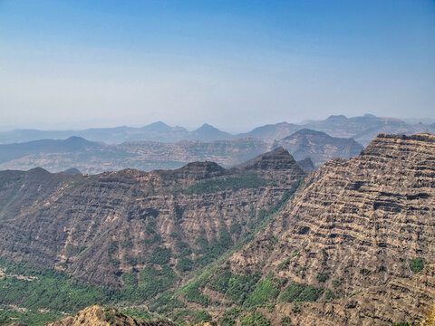 Mahabaleshwar mountains, hill station in Satara,  Maharashtra, India