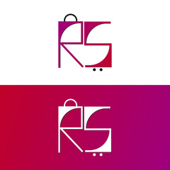 rs shop logo design images,photo & vector