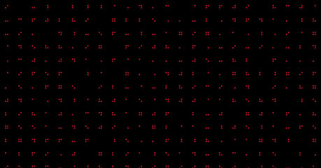 Abstract Color Halftone Dots generative art background illustration