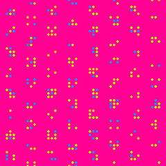 Abstract Color Halftone Dots generative art background illustration