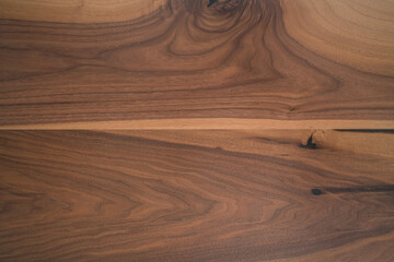 Texture of black walnut wood with some sapwood