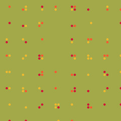 Abstract Color Halftone Dots generative art background illustration