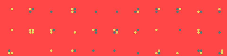 Abstract Color Halftone Dots generative art background illustration