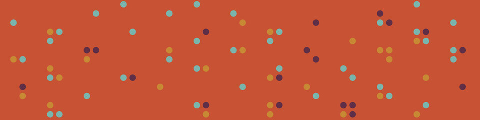 Abstract Color Halftone Dots generative art background illustration