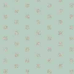 Abstract Color Halftone Dots generative art background illustration