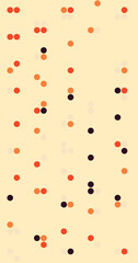 Abstract Color Halftone Dots generative art background illustration