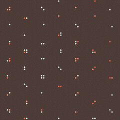 Abstract Color Halftone Dots generative art background illustration