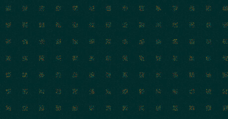 Abstract Color Halftone Dots generative art background illustration