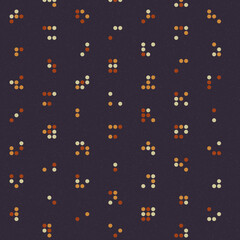 Abstract Color Halftone Dots generative art background illustration