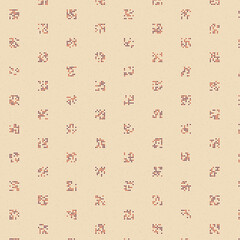 Abstract Color Halftone Dots generative art background illustration