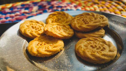 cookies on a plate