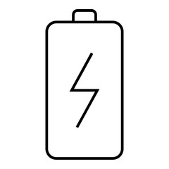 Battery icon design line style