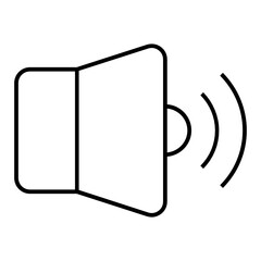 Speaker icon design line style