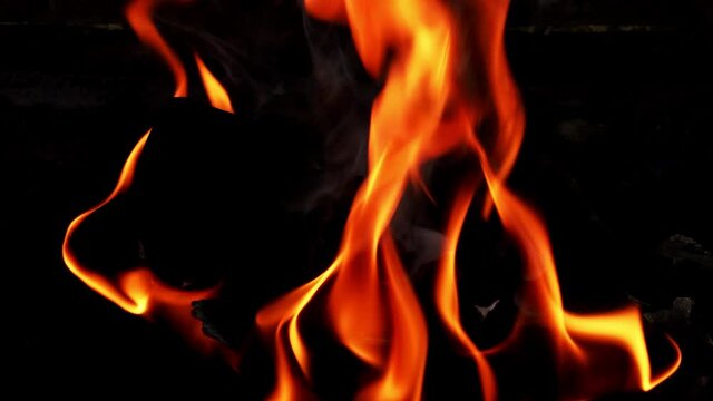 Coal Fire in Barbecue