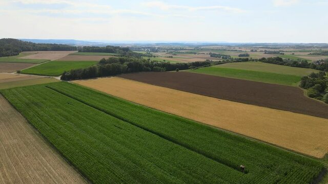 Landwirtschaft und Ackerbau getreide Bauer in Hohenlohe