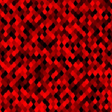 Abstract scale pattern. Color squama texture. Bright ruby seamless pattern