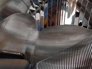 Car head light closeup