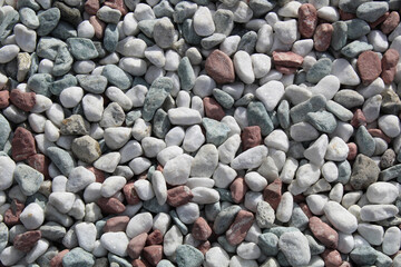 Colored pebble ground - background texture