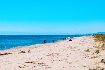 Beaches on Jonic Coast of Basilicata, Policoro, Metaponto Mare, Siri, Matera Province, Italy