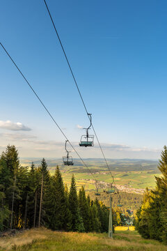 Sesselbahn | Hoher Bogen |  Hohenbogen | H&ouml;henzug im Bayerischen Wald | Oberpfalz