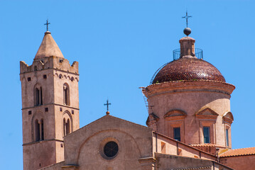 Fototapeta na wymiar Mother Church of Pisticci. Basilicata. Italy.