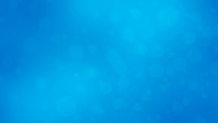 Abstract blue light bokeh background.