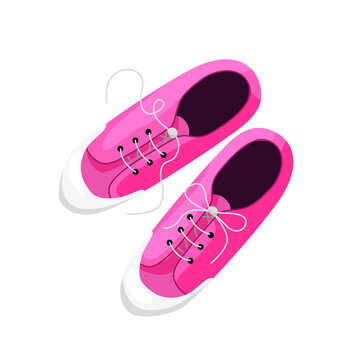 Cartoon Pink Sneakers Images – Browse 1,633 Stock Photos, Vectors