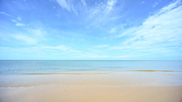 Footage 4k B-roll amazing Phuket Thailand tropical island beach,View of beach sea white sand background