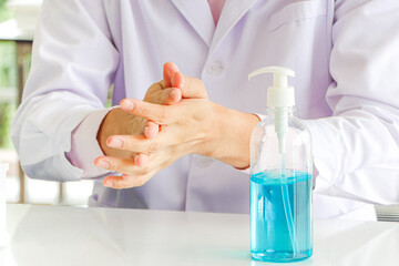 Asian medical scientist Tested for 75% alcohol-based hand sanitizer