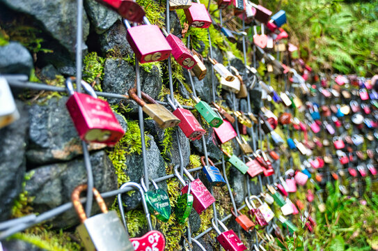 Liebesbankweg in the Harz Mountains in Hahnenklee