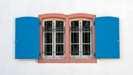 Obraz premium window with shutters