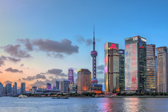 Shanghai Pudong skyline, China