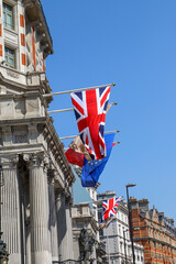 Flaggen in London