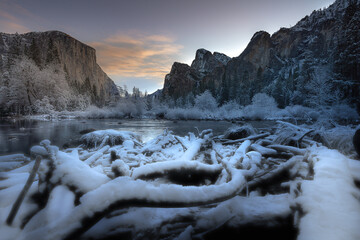 Valley View in the morning, Yosemite National Park