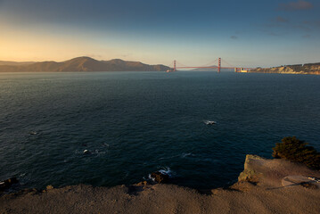 Golden Gate Bridge in the morning