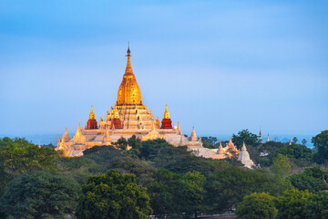 Ananda temple in Bagan in Myanmar