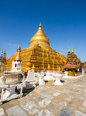 Shwezigon Pagoda in Myanmar