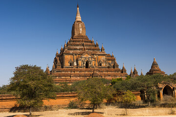 Fototapeta na wymiar Sulamani Temple in Bagan in Myanmar