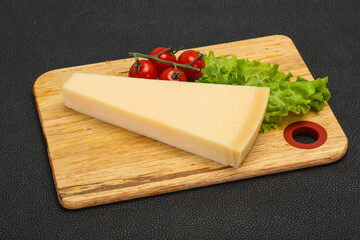 Italian traditional parmesan cheese triangle