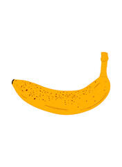 banana isolated on white background