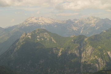 The dramatic mountain landscapes of the Valbona Valley in Albania