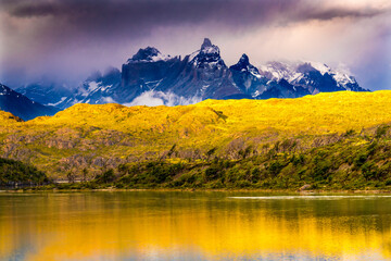 Grey Lake Paine Horns Torres del Paine National Park Chile