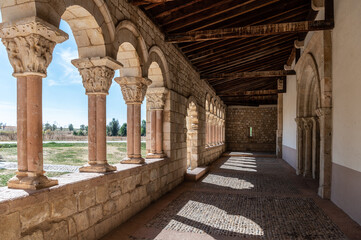 Church of Duratón de Nuestra Señora de la Asunción in the province of Segovia, 12th century (Spain)