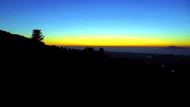 Sunset in Zia on the greek island of Kos.