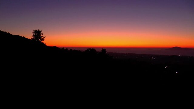 Sunset in Zia on the greek island of Kos.